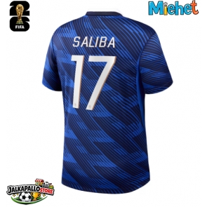 Ranska William Saliba #17 Kotipaita MM-kisat 2026 Lyhythihainen